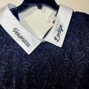 Hot Topic Riverdale Veronica Lodge Black Lace Dress